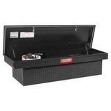 Weather Guard 71.38 in. Matte Black Aluminum Full Size Crossbed Truck Tool Box - Super Arbor