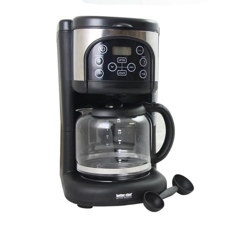 Better Chef 12-Cup Black Commercial/Residential Drip Coffee Maker