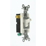 20 Amp 3-Way Commercial Toggle Switch, White - Super Arbor