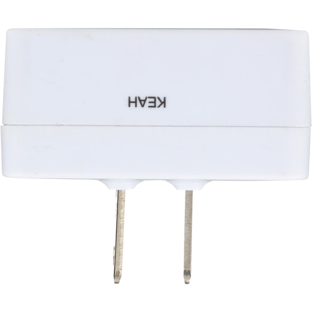 200-Watt Touch Lamp On/Off Plug-In Light Switch Control, White - Super Arbor