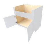 Ready to Assemble 36 in. x 34.5 in. x 24 in. Shaker Farm Sink Base Cabinet with 2-Door in White - Super Arbor