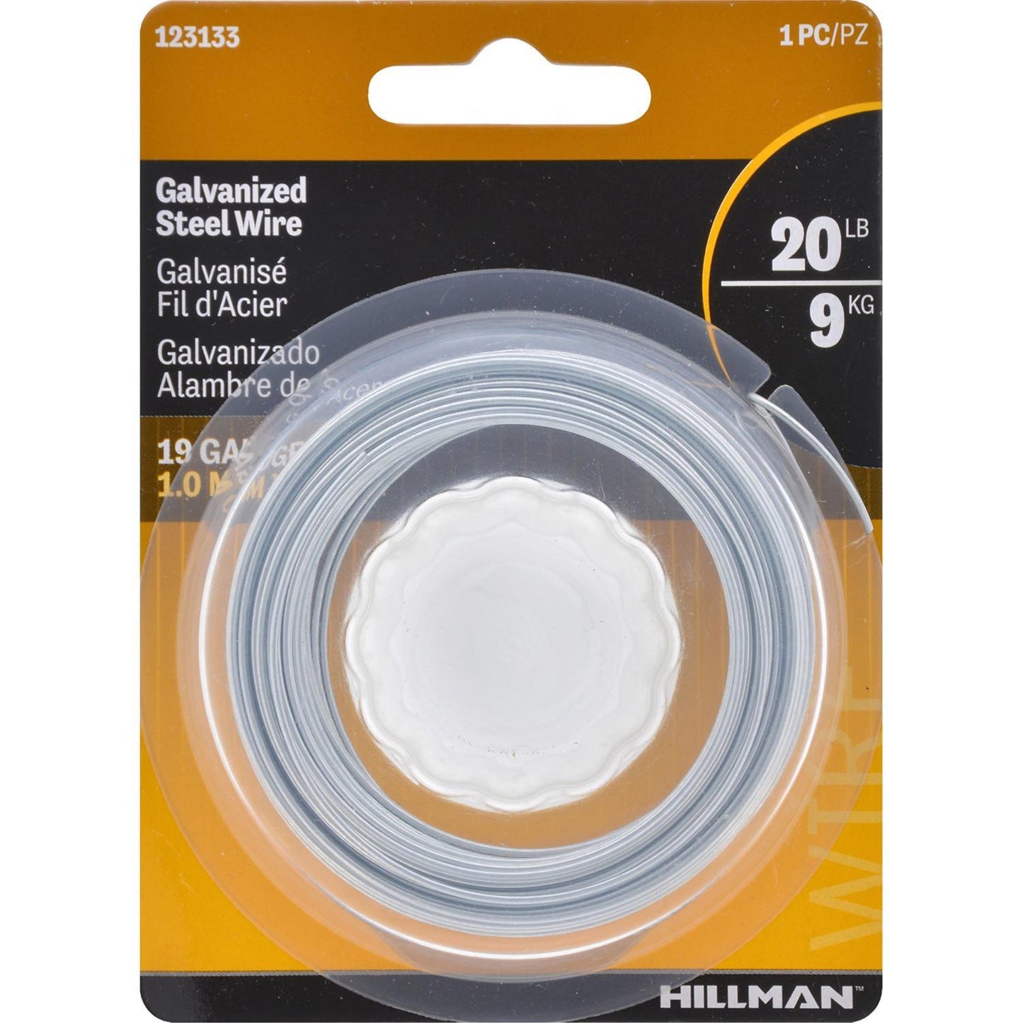 Hillman 50 ft. Galvanized Steel Wire, 19-Gauge