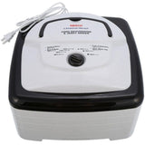 Square 4-Tray White Food Dehydrator and Jerky Maker