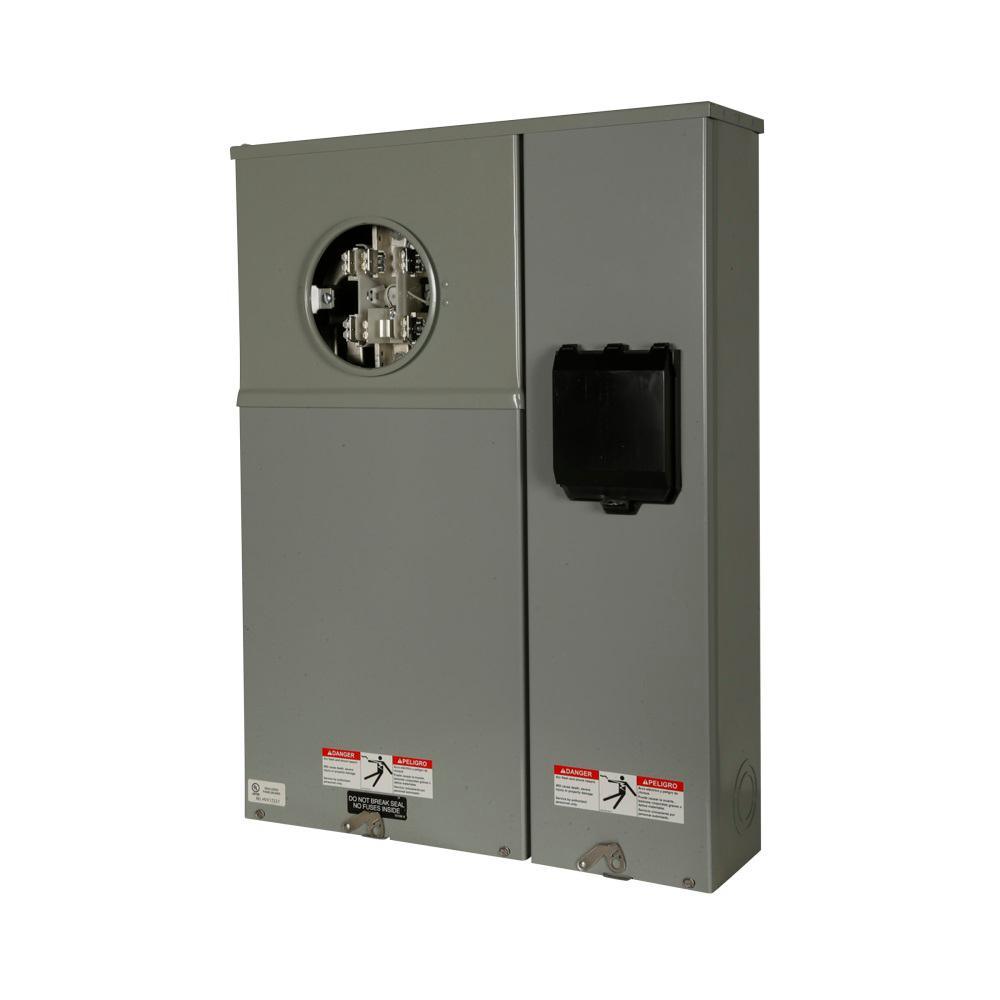 200 Amp Type CH Commercial Meter Breaker Meter Socket Panel - Super Arbor