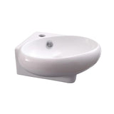Barclay Products Fowler Corner Wall-Mount Sink in White