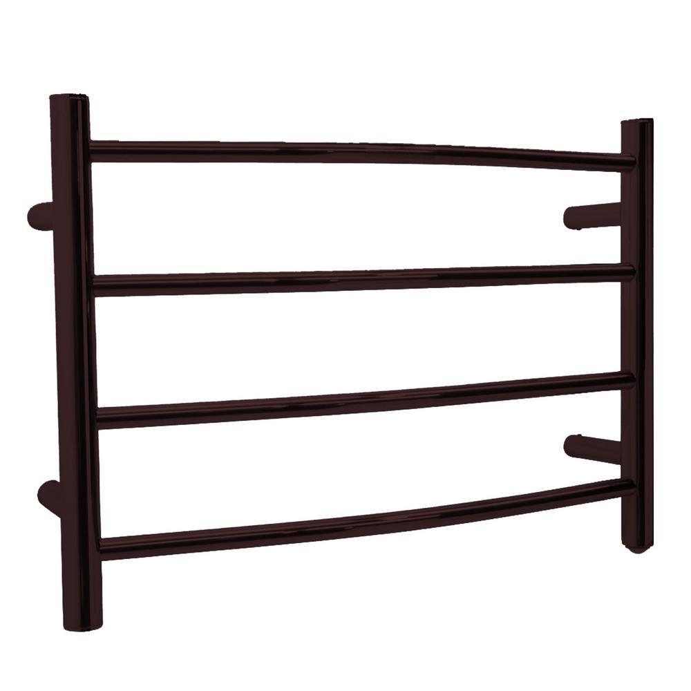 Glow 4-Bar Electric Towel Warmer in Brushed Nickel - Super Arbor