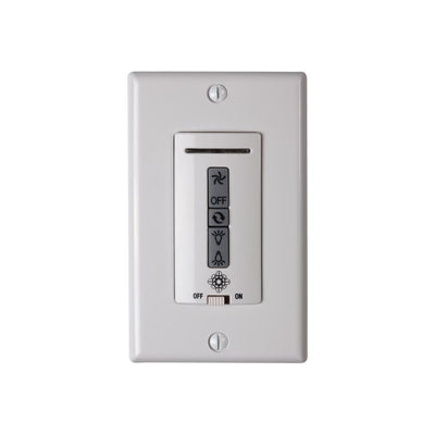 White Hardwired Ceiling Fan Wall Switch