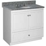 Ultraline 42 in. W x 21 in. D x 34.5 in. H Vanity Cabinet Only in Natural Alder - Super Arbor