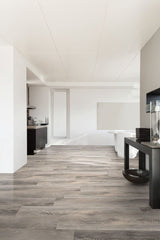 CALI Longboards Oceanic Oak Gray 20-mil x 9-in W x 70-in L Waterproof Interlocking Luxury Vinyl Plank Flooring (26.62-sq ft/ Carton)