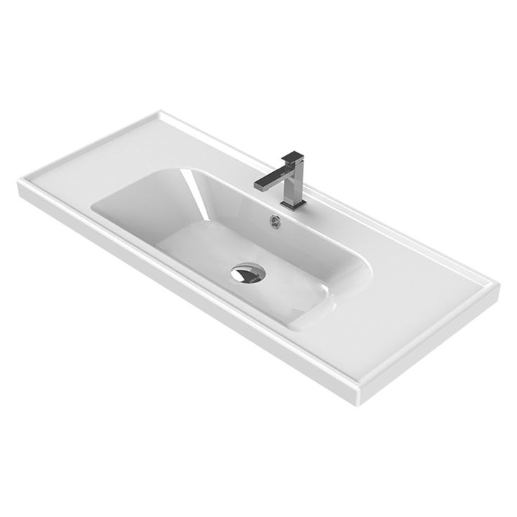 Nameeks Frame Wall Mounted Bathroom Sink in White