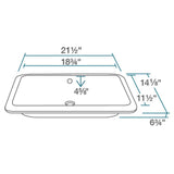 Undermount Porcelain Bathroom Sink in White with Pop-Up Drain in Brushed Nickel - Super Arbor
