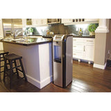 3-5 Gal. ENERGY STAR Hot/Room/Cold Temperature Bottom Load Water Cooler Dispenser with Kettle Feature in Black/Platinum