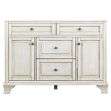 Corsicana 60 in. W x 21.5 in. D Vanity Cabinet Only in Antique White - Super Arbor