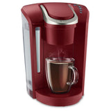 K-Select Vintage Red Single Serve Coffee Maker with Automatic Shut-Off