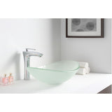 Craft Deco-Glass Vessel Sink in Lustrous Frosted - Super Arbor