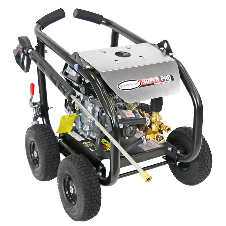 Simpson Super Pro Roll-Cage 3600 PSI at 2.5 GPM HONDA GX200 Cold Water Professional Gas Pressure Washer