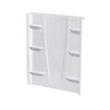 A2 8 in. x 60 in. x 74 in. 1-piece Direct-to-Stud Shower Wall Panel in White - Super Arbor