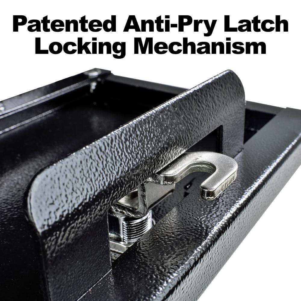 Mail Manager Locking Post-Mount Mailbox with High Security Reinforced Patented Locking System, Black - Super Arbor