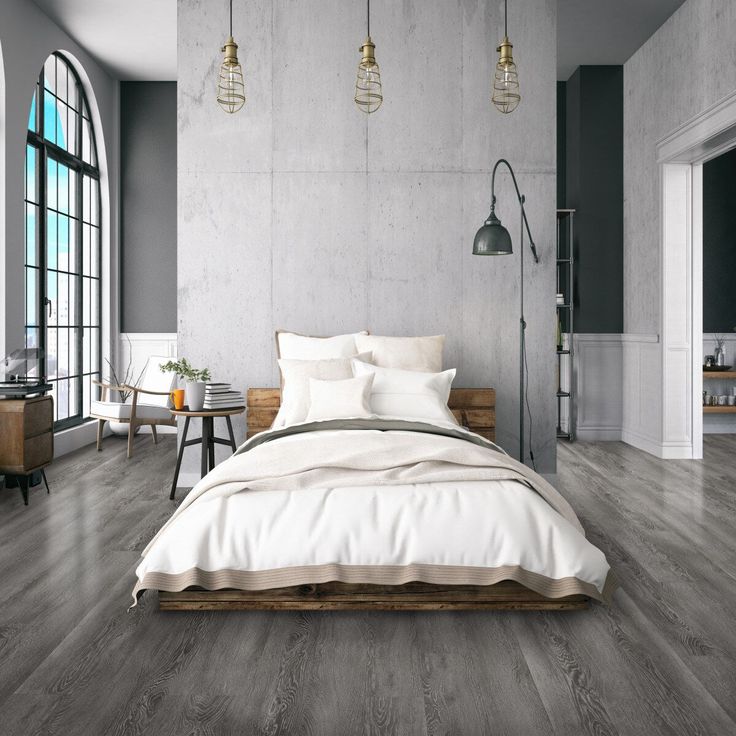 CALI Mute step Breakwater Oak Gray 20-mil x 7-in W x 48-in L Waterproof Interlocking Luxury Vinyl Plank Flooring (24.03-sq ft/ Carton)