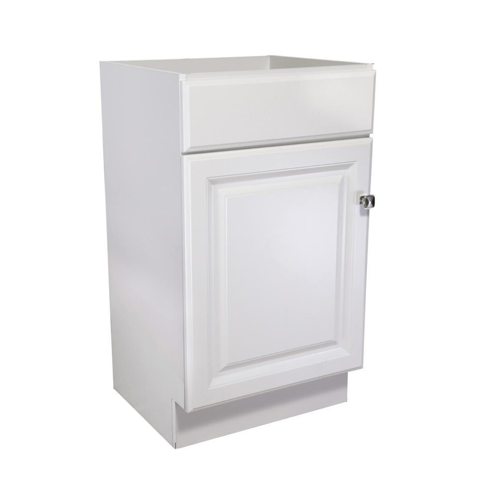 Wyndham 30 in. W x 18 in. D Unassembled Bath Vanity Cabinet Only in White Semi-Gloss