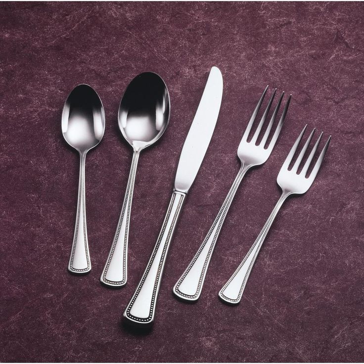 Needlepoint 18/8 Stainless Steel Tablespoon/Serving Spoons (Set of 12)