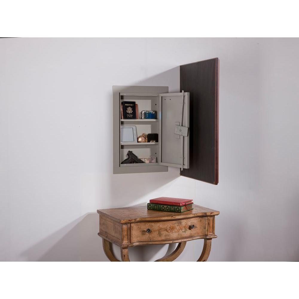 Mid-Sized In Wall Key Lock Security Cabinet, Beige - Super Arbor