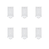 27-Watt PL CFLNI Quad Tube 4-Pin Plug-in GX10Q-4 Base Compact Fluorescent CFL Light Bulb, Daylight 6500K (6-Pack) - Super Arbor