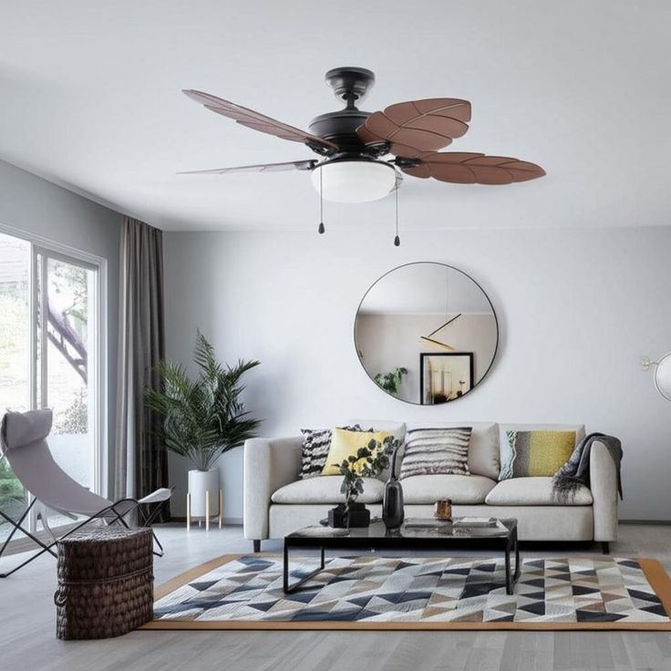 Home Decorators Collection Palm Cove 44-inch LED Ceiling Fan with Light Kit