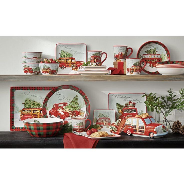 Home For Christmas Serving Bowl