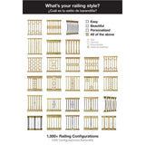 2 in. x 2 in. x 42 in. Wood Pressure-Treated Mitered 1-End B1E Baluster (16-Pack) - Super Arbor