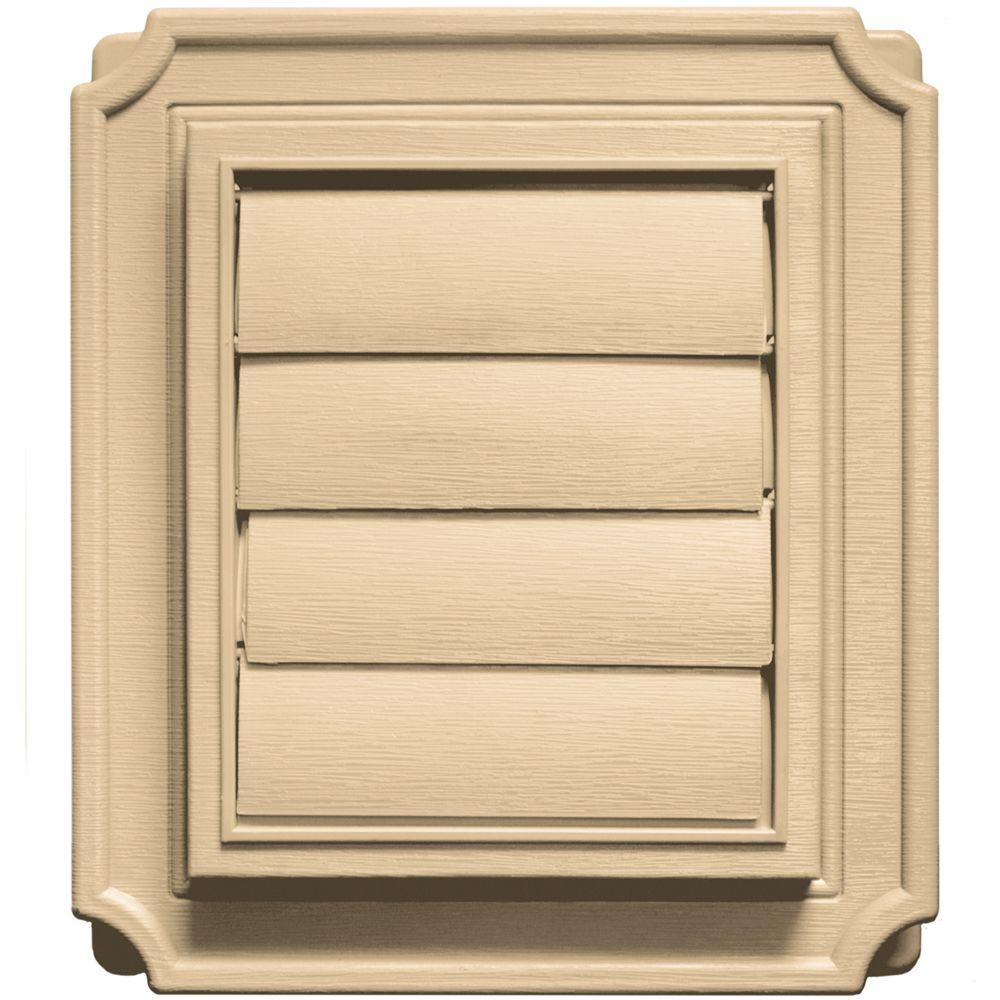 Scalloped Exhaust Siding Vent #045-Sandstone Maple - Super Arbor