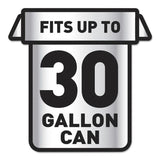 Glad 70-Pack 30-Gallon Black Plastic Can Trash Bag