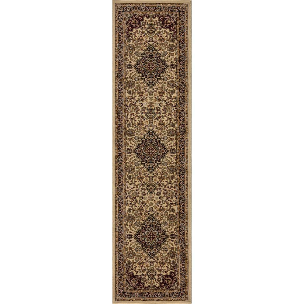 Silk Road Black 8 ft. x 10 ft. Medallion Area Rug - Super Arbor