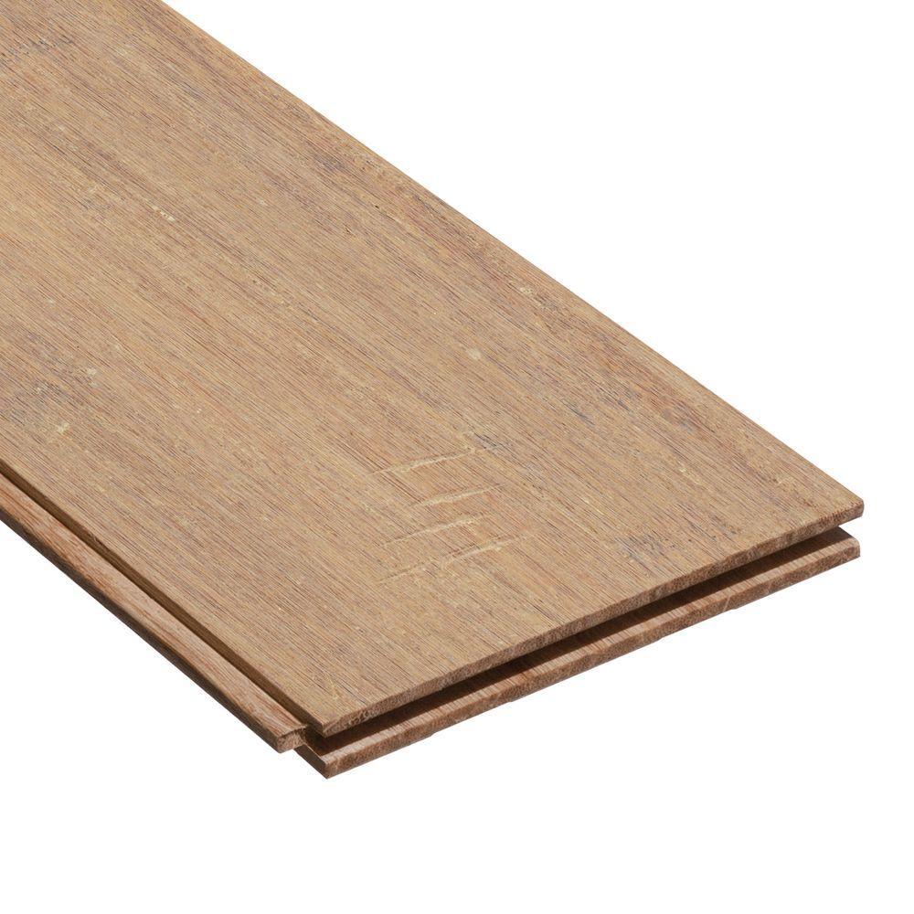 Home Legend Hand Scraped Strand Woven Ashford 1/2 in. T x 5-1/8 in. W x 72-7/8 in. L Solid Bamboo Flooring (25.93 sq. ft. / case) - Super Arbor