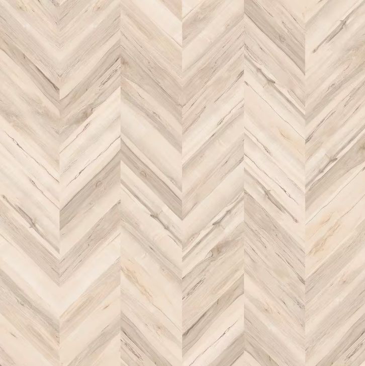 Chevron Navarra Maple 6 MIL x 12 in. W x 28 in. L Click Lock Waterproof Luxury Vinyl Plank Flooring (18.9 sq. ft./Case)