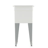 18 in. x 24 in. Plastic Utilatub Single Laundry Tub in White