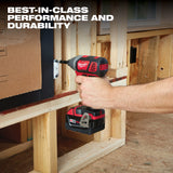 Milwaukee M18 18V Lithium-Ion Cordless Combo Tool Kit, 6-Tool w/ Wet/Dry Vacuum & 5 in. Random Orbit Sander