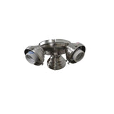 Sinclair 44 in. Oil Rubbed Bronze Ceiling Fan Replacement Light Kit