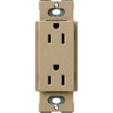 Claro 15 Amp Duplex Outlet, White - Super Arbor