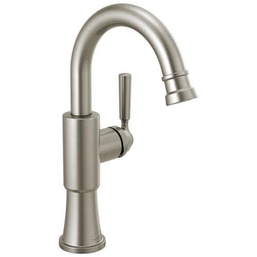 Peerless Westchester Stainless 1-Handle Deck-Mount Bar and Prep Handle Kitchen Faucet (Deck Plate Included)