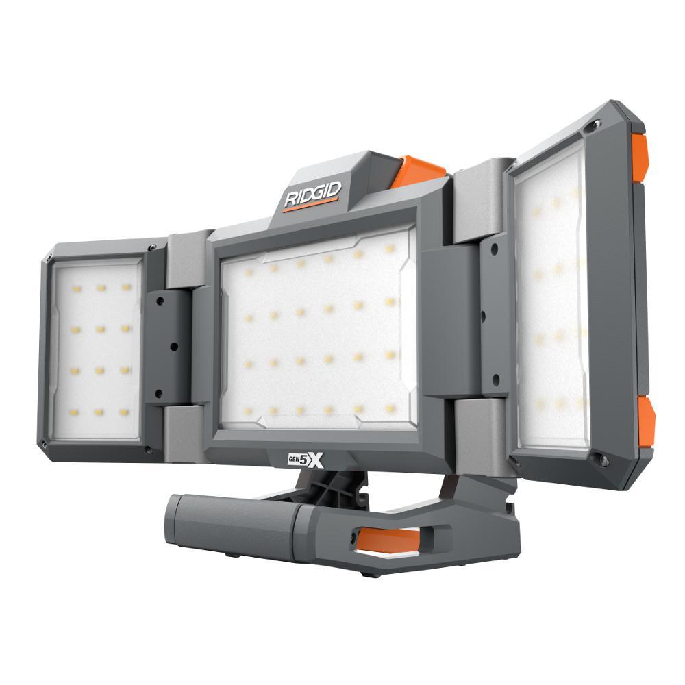 18-Volt Cordless Hybrid Folding Panel Light with 1.5 Ah Lithium-Ion Battery - Super Arbor