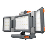 18-Volt Cordless Hybrid Folding Panel Light with 1.5 Ah Lithium-Ion Battery - Super Arbor