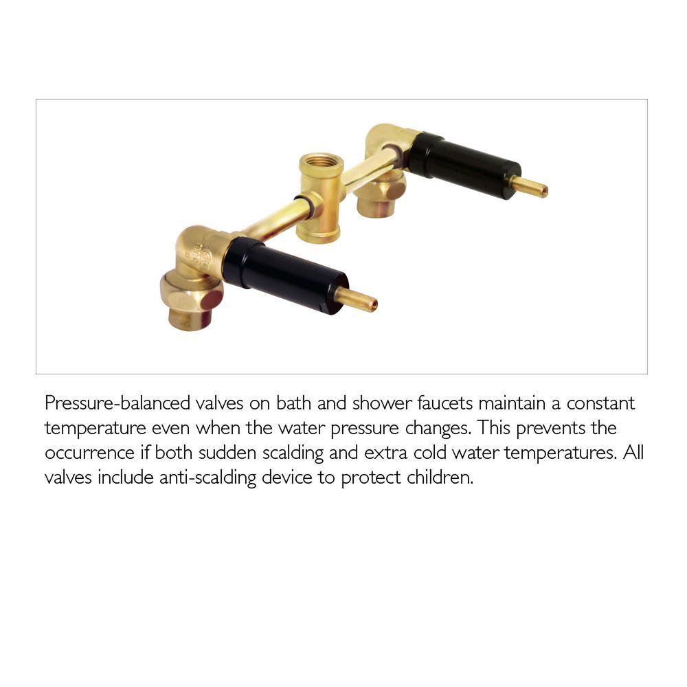 Oakmont 2-Handle 1-Spray Tub and Shower Faucet in Oil Rubbed Bronze (Valve Included) - Super Arbor