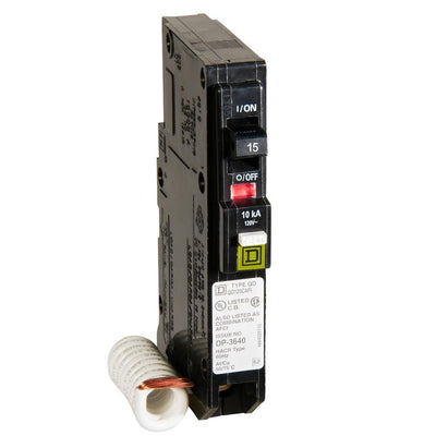 QO 15 Amp Single-Pole Combination Arc Fault Circuit Breaker - Super Arbor