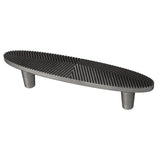 Modern Herringbone 3-3/4 in. (96mm) Center-to-Center Brushed Brass Cabinet Drawer Pull (2-Pack) - Super Arbor