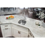 All-In-One Undermount 18-Gauge Stainless Steel 15 in. 0-Hole Single Bowl Bar Sink with Gooseneck Kitchen Faucet