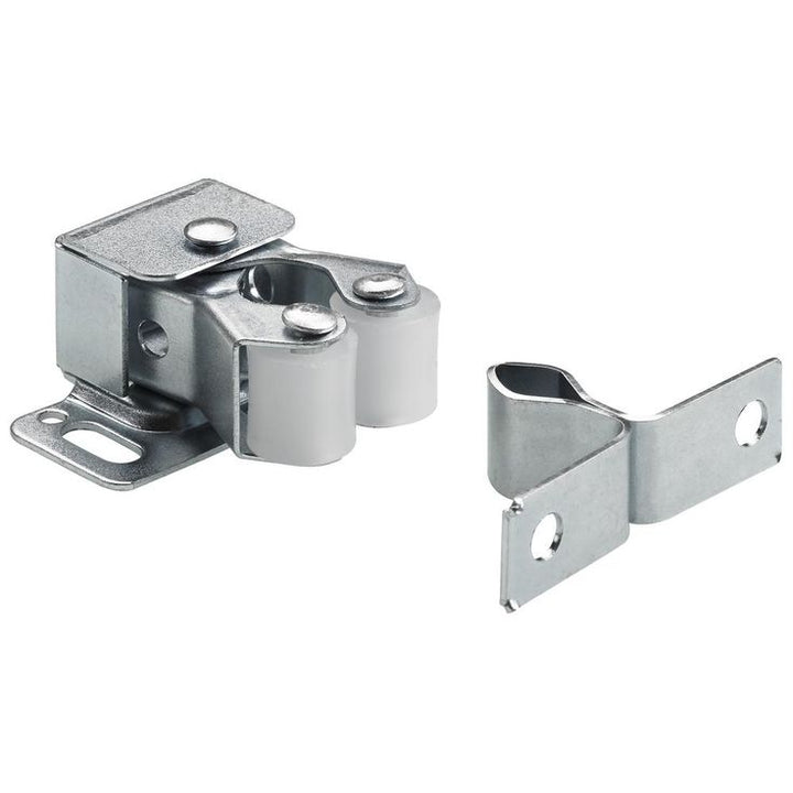 Double Roller Catch with Spear, Zinc Plated (50-Pack)