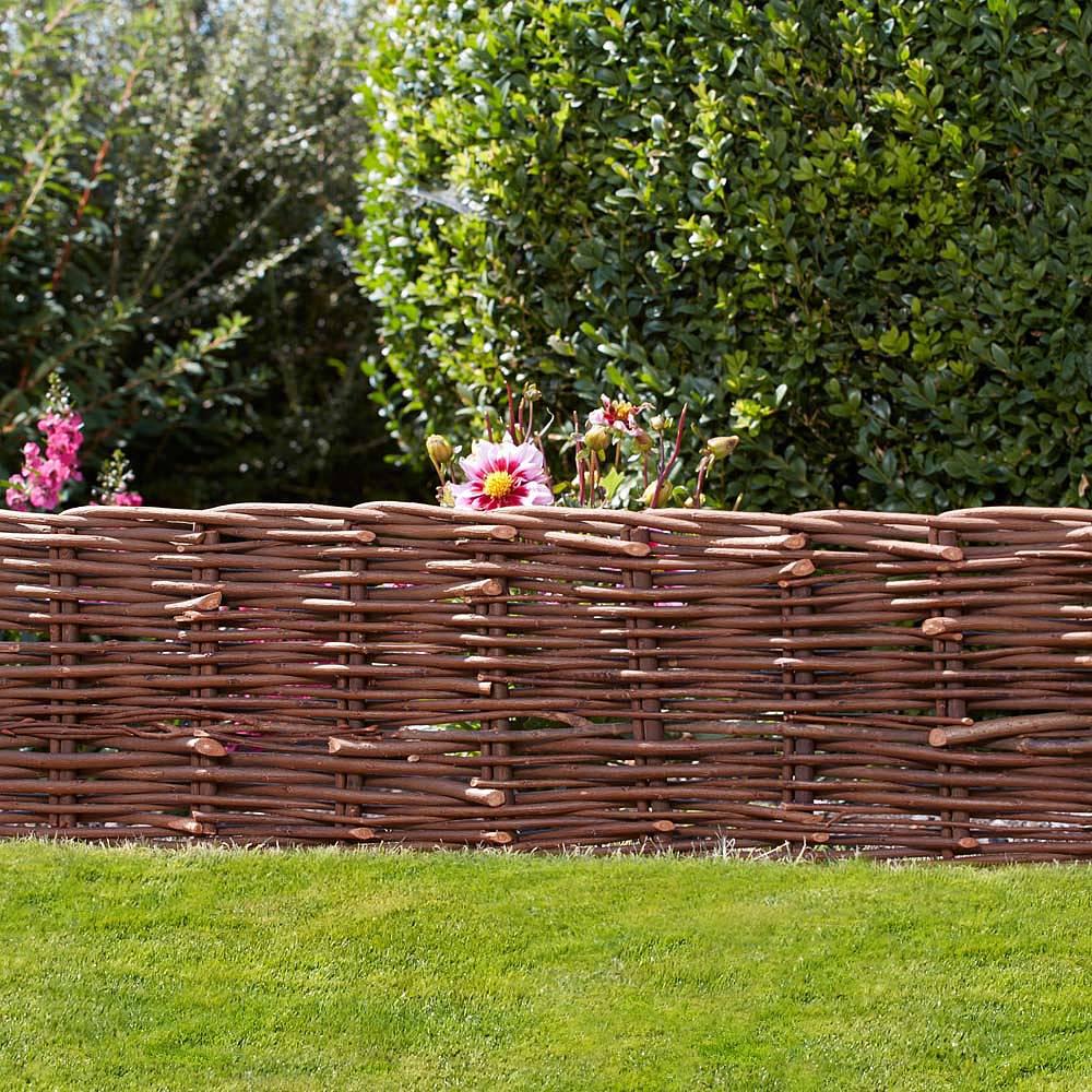 MGP 4 ft. Woven Willow Edging - Super Arbor