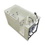 Nova Heated 5 ft. Walk-In Air and Whirlpool Jetted Tub in White with Chrome Trim - Super Arbor