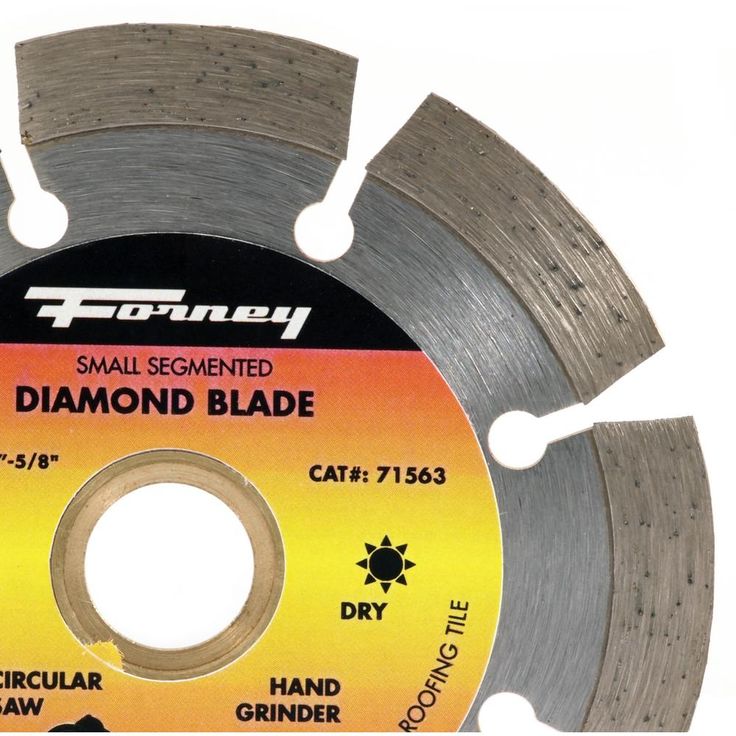 Forney 4 in. Segmented Diamond Cut-Off Blade